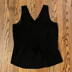 Banana Republic Black V-Neck Tank Top